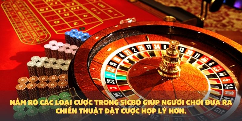 Nắm rõ các loại cược trong Sicbo giúp người chơi đưa ra chiến thuật đặt cược hợp lý hơn.